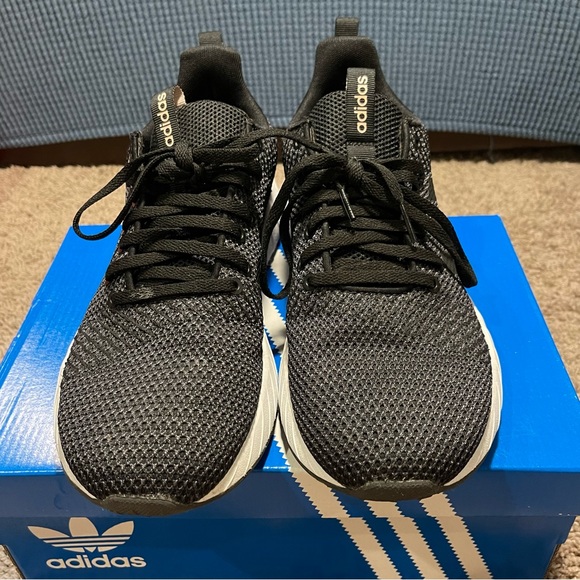 EUC adidas Questar BYD Black Haze Coral Women’s Running Shoes - Picture 9 of 16